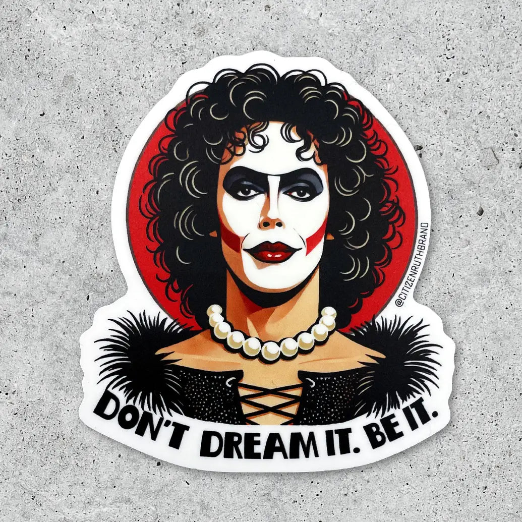 CR - Rocky Horror Frank N Furter Vinyl Sticker