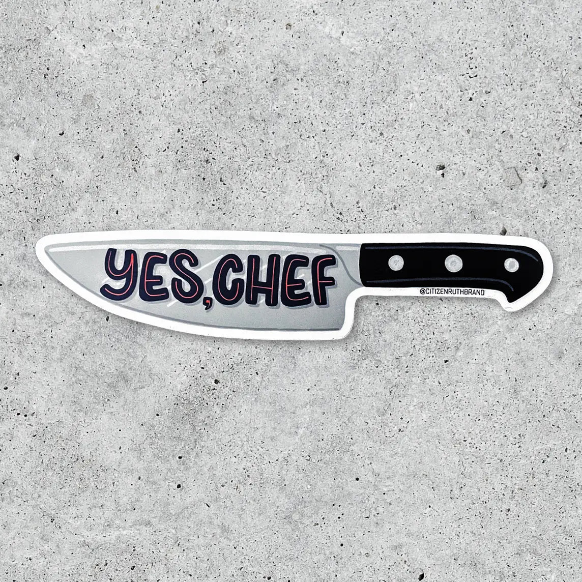 CR - The Bear Knife Vinyl Sticker