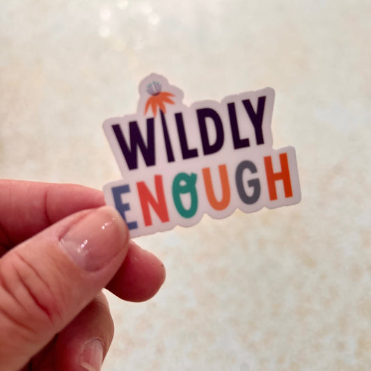 Wildly Enough Sticker