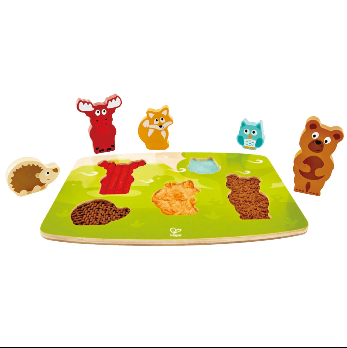 Hape - Forest Animal Tactile Puzzle