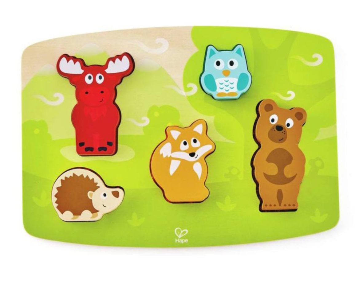 Hape - Forest Animal Tactile Puzzle