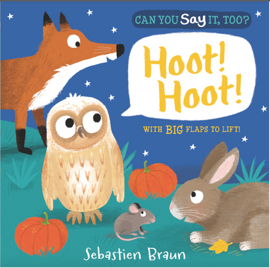 Can You Say it Too?: Hoot Hoot - Board Book