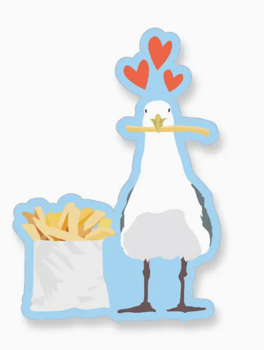 A2 - GTX Seagull with French Fries Sticker