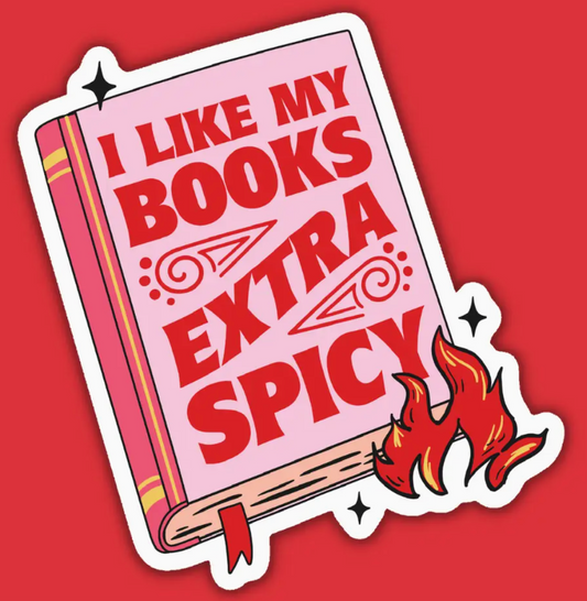 IM - I Like My Books Extra Spicy Sticker