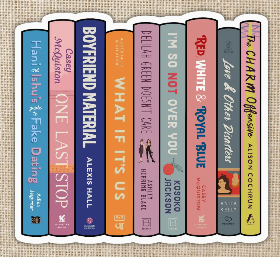 WE - Lgbtq+ Romcom Book Stack