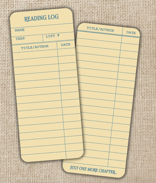 WE - Library Card Reading Log