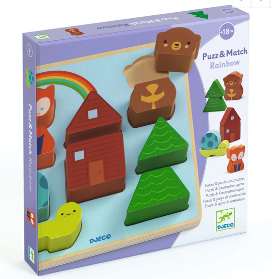 DJECO - Matching Wooden Puzzle