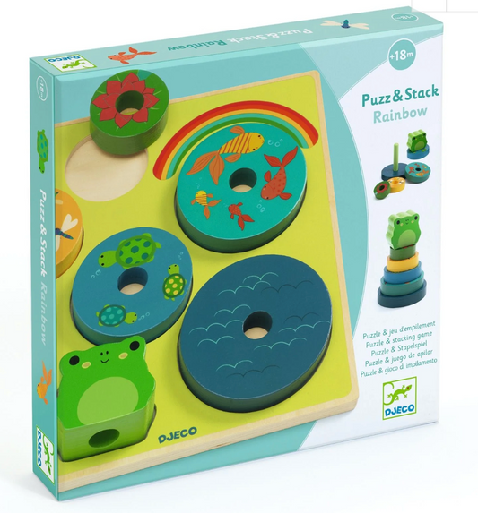 DJECO - Stacking Wooden Puzzle