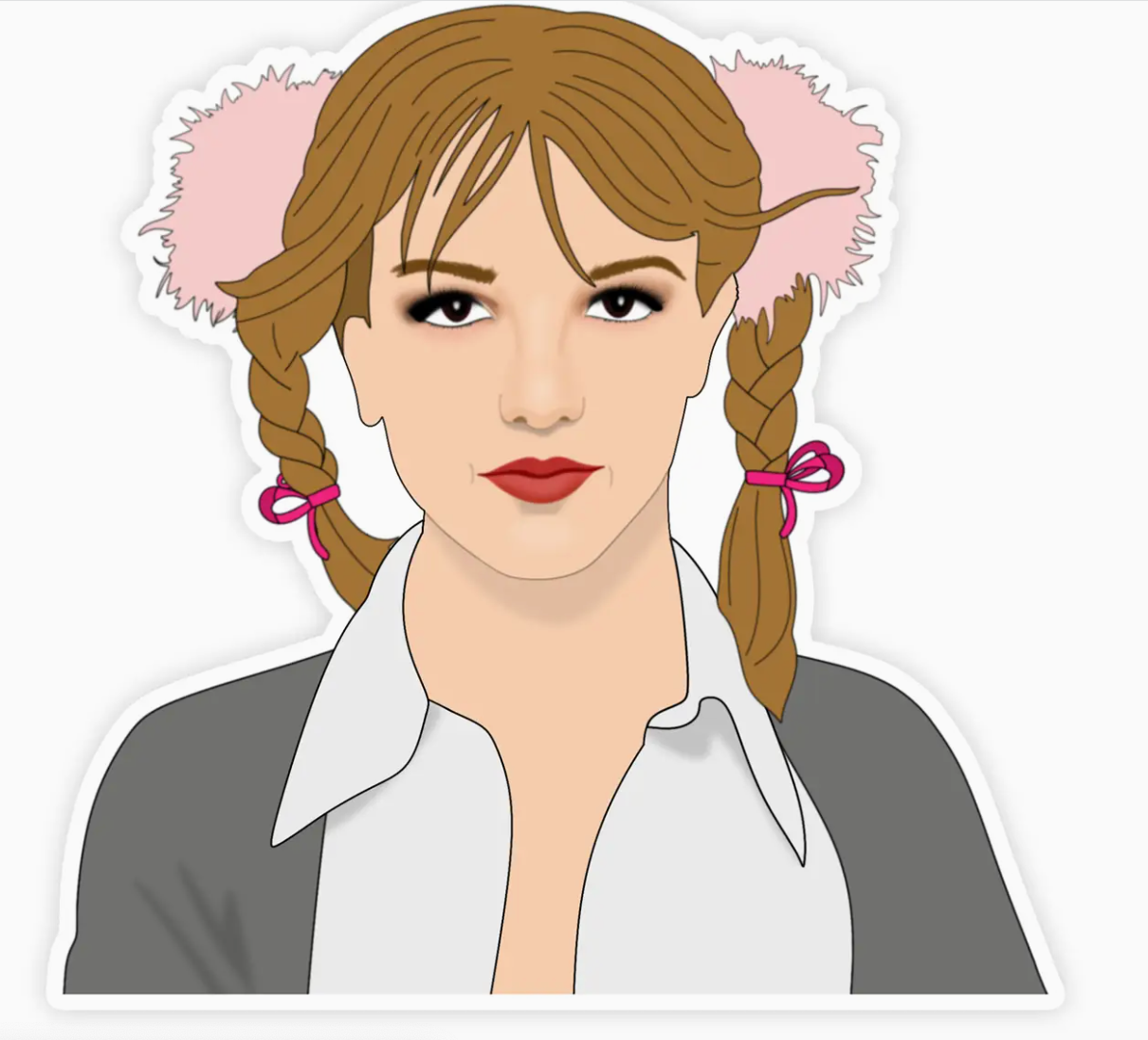 ST - Britney Spears Baby One More Time Sticker