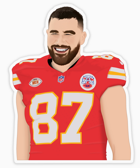 ST - Travis Kelce Kansas City Chiefs Taylor's Boyfriend Sticker