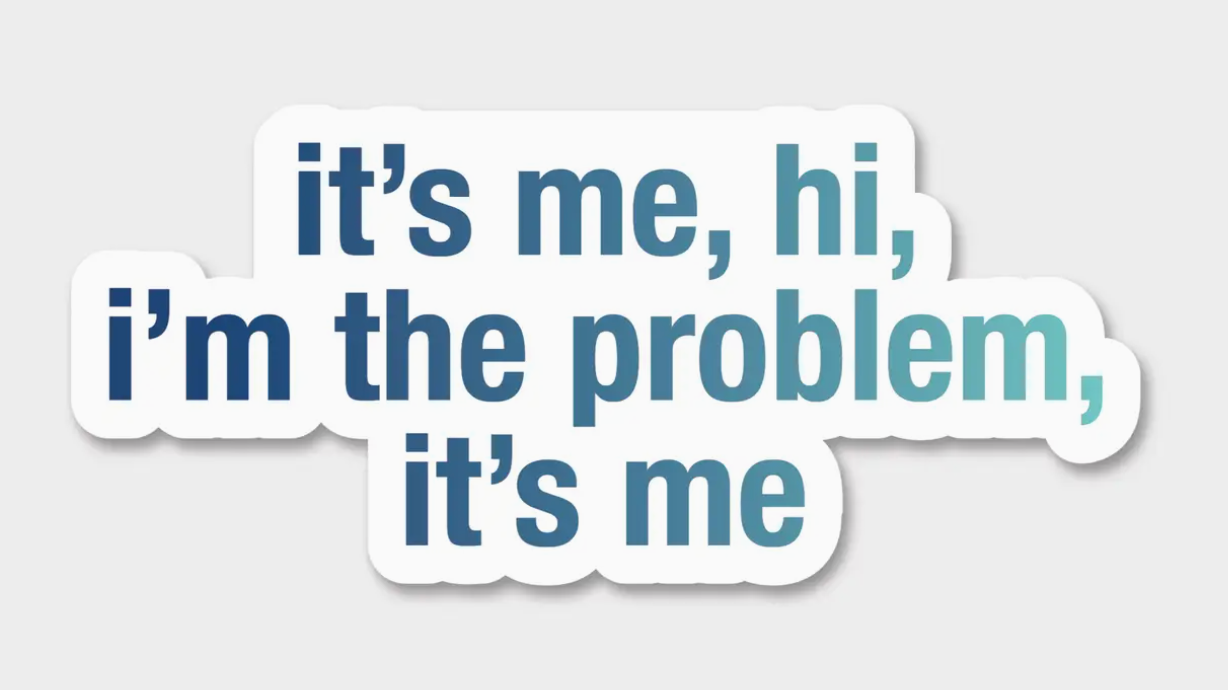 FN - It's Me, I'm the Problem... Sticker