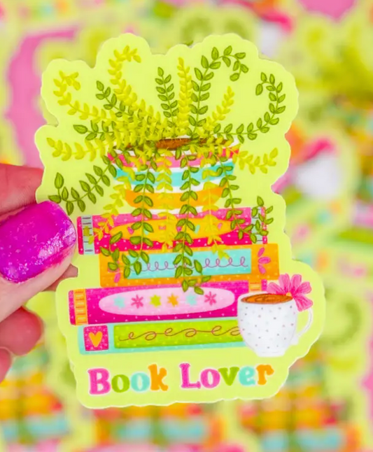 ECD - Book Lover Botanical Sticker