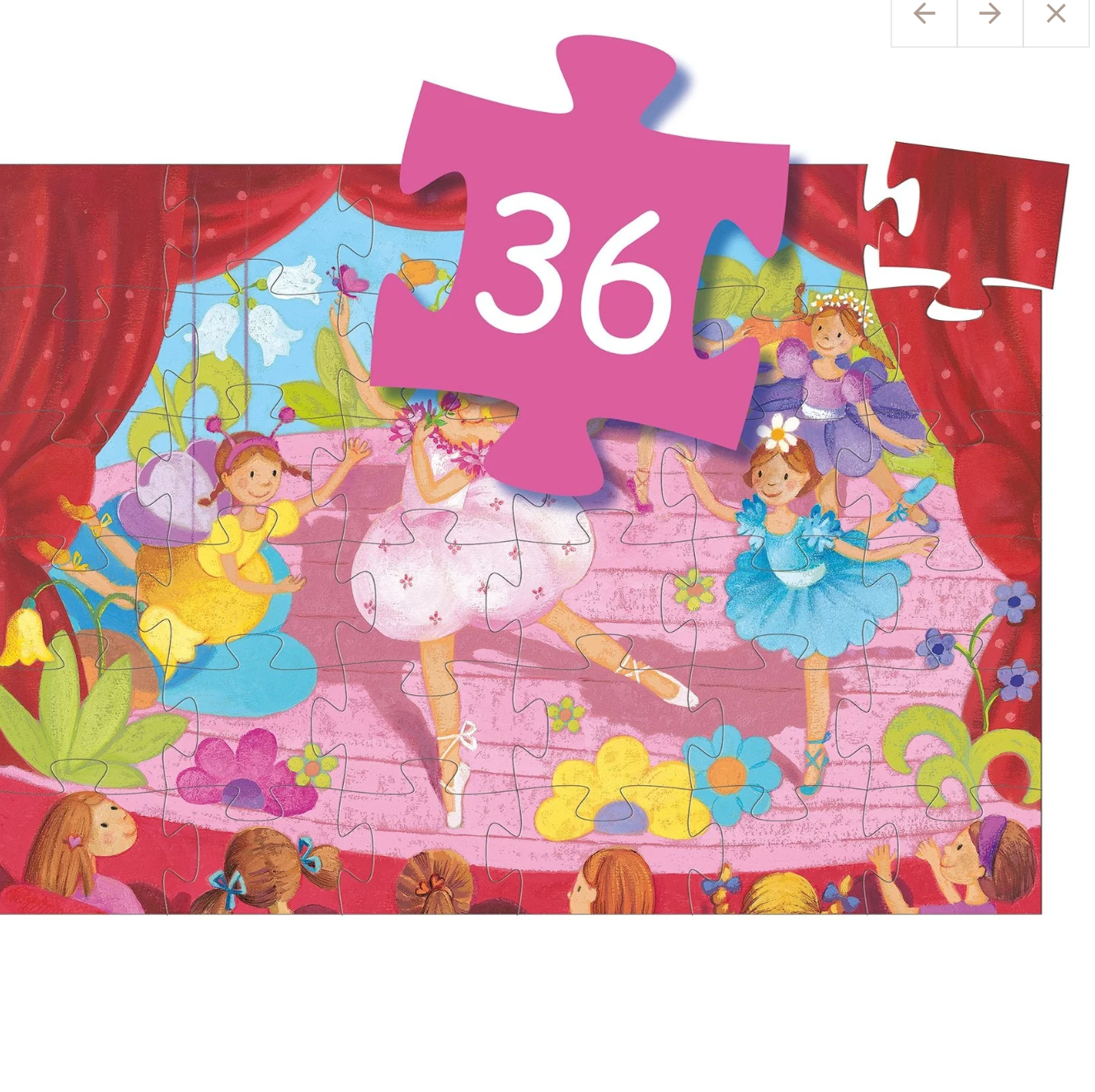 DJECO - Ballerina with The Flower Puzzle