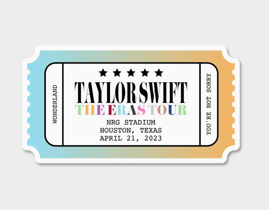 FN - The Eras Concert Ticket Stub Houston, Night 1