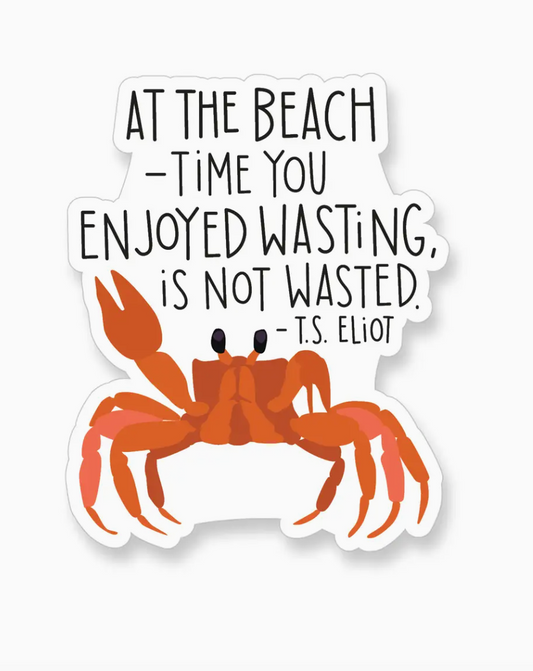 A2 - At the Beach Vinyl Sticker