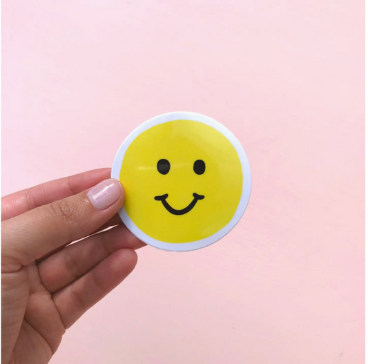 BWS - Smile Face Vinyl Sticker - Back To School