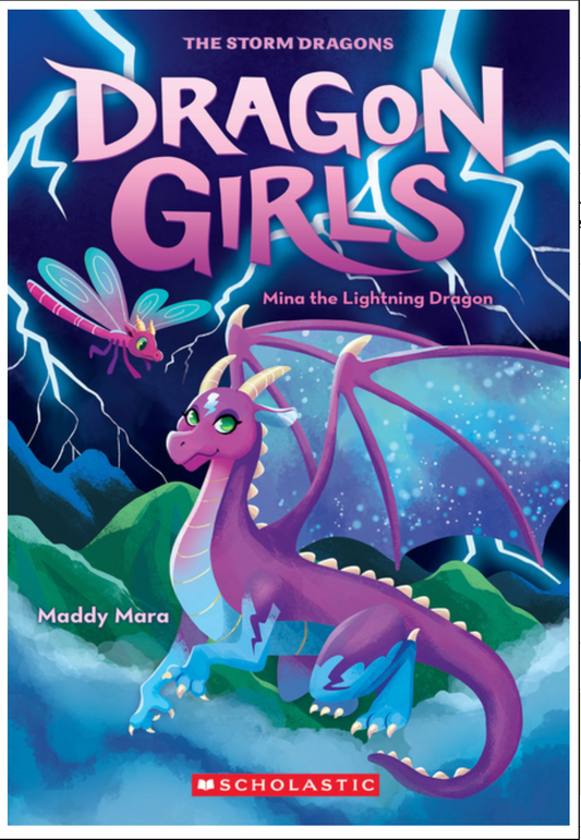 Mina the Lightning Dragon (Dragon Girls #14) -ER