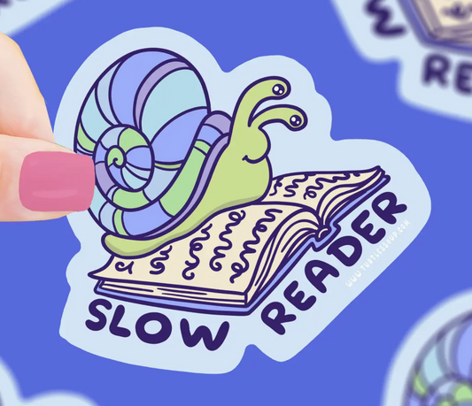 TS - Slow Reader Vinyl Sticker