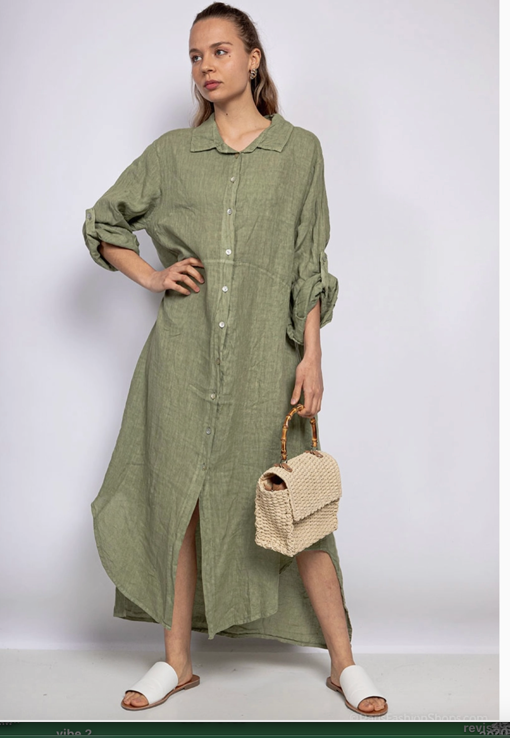 LINEN - Long Shirt - 6308 - jeans