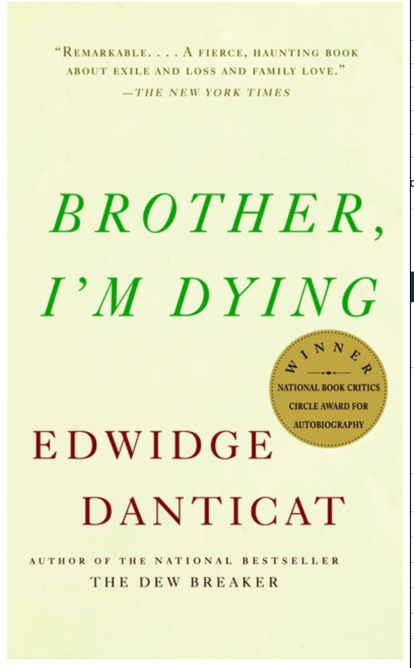 Brother, I'm Dying: National Book Award Finalist