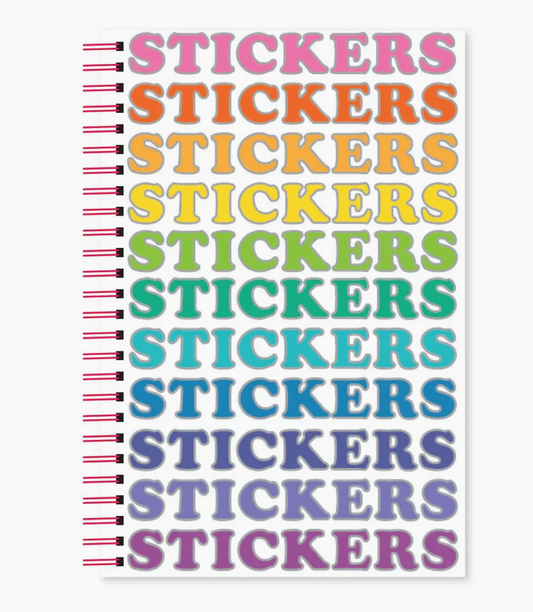 PS - Colorful Stickers Reusable Sticker Book