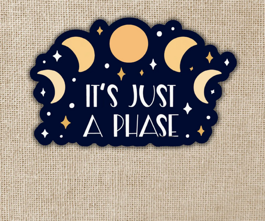 WE - It's Just a Phase Sticker