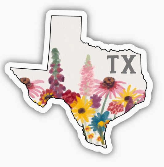BM - Texas Painterly Pattern Sticker