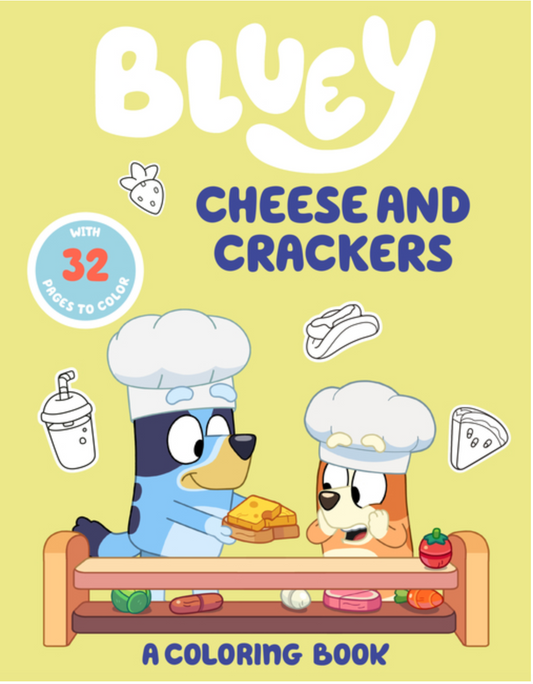 Bluey: Cheese and Crackers: A Coloring Book (Bluey)