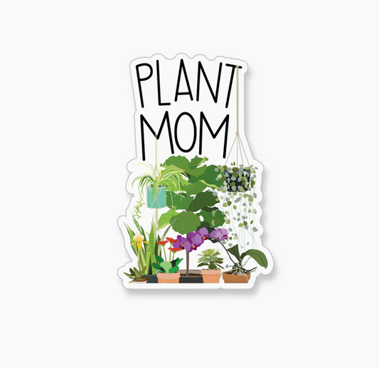A2 - Plant Mom, Lush Houseplants Vinyl Sticker