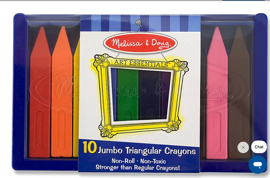 MELISSA & DOUG - Jumbo Triangular Crayons