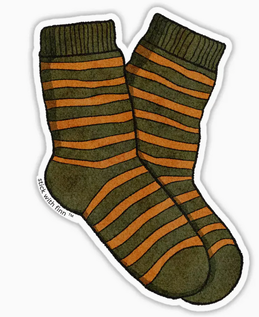 SWF- Cozy Striped Socks sticker