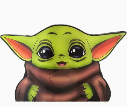 CC - Baby Yoda Anime 3D Sticker