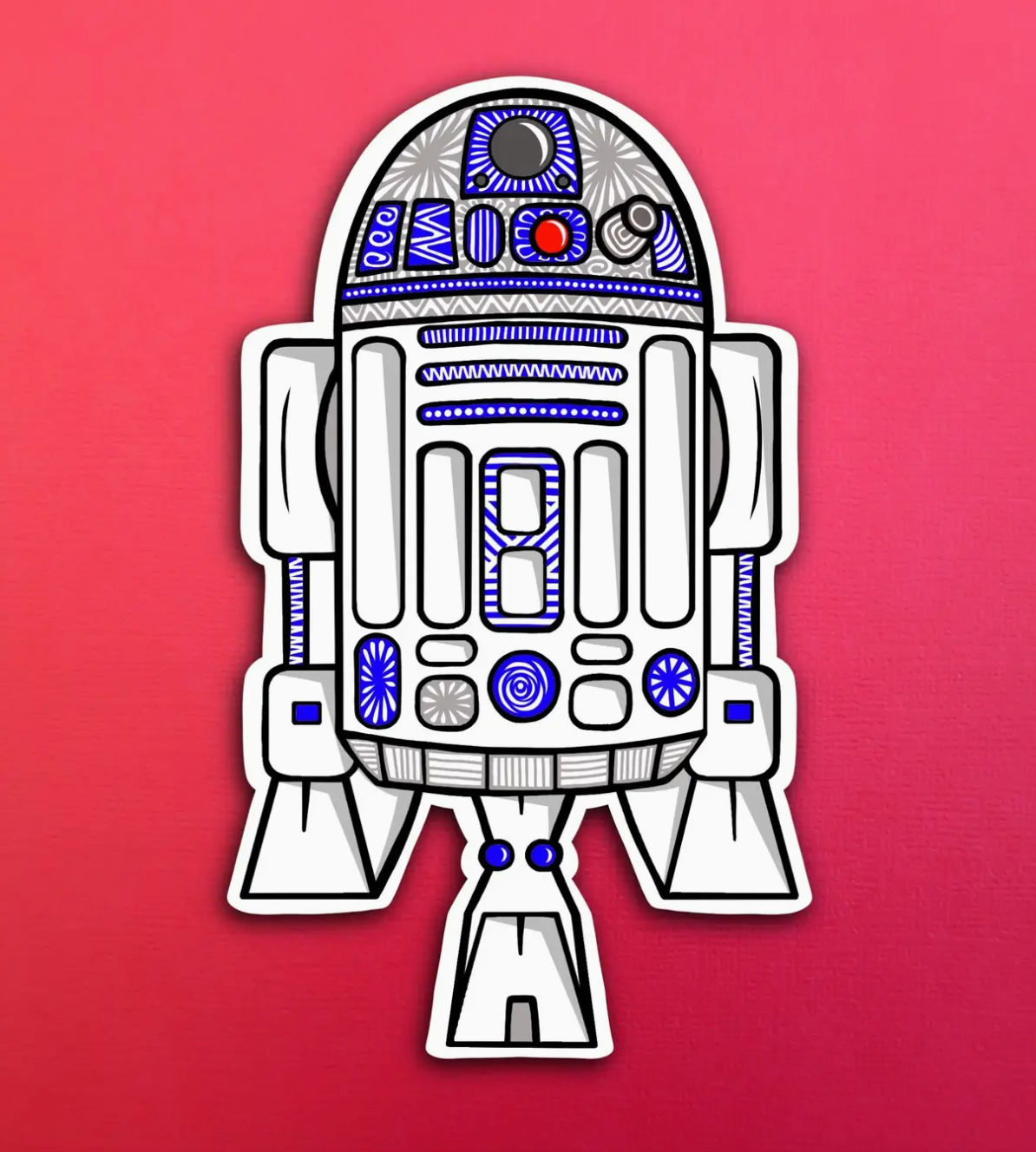 ZD-R2D2 Sticker