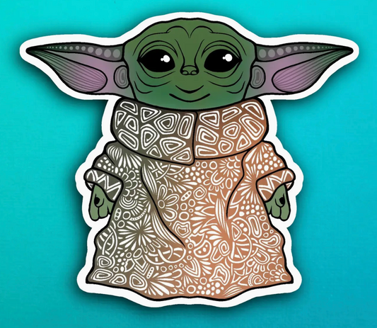 ZD- Baby Yoda Sticker