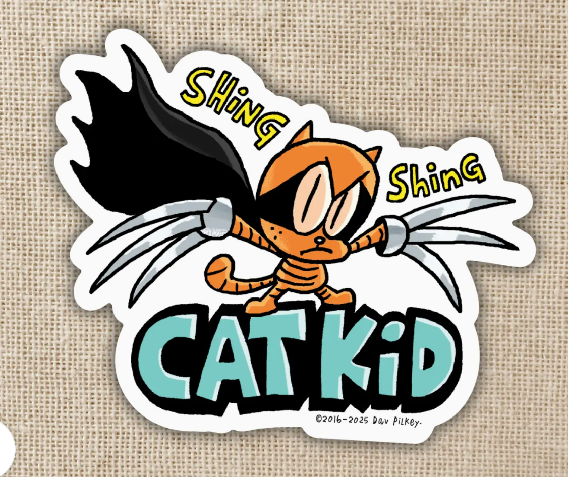 KOT - Cat Kid - Dog Man Sticker