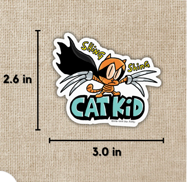 KOT - Cat Kid - Dog Man Sticker