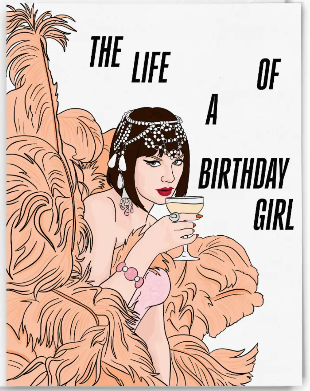 SG - The Life of a Birthday Girl birthday card