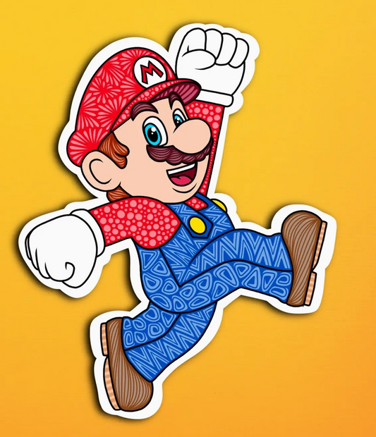 ZD- Mario Sticker (Waterproof)