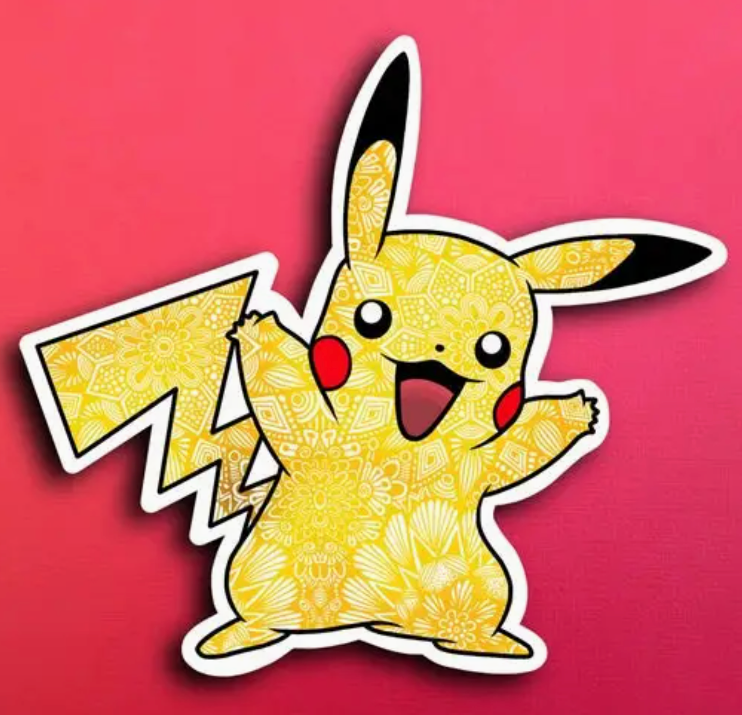 ZD- Pikachu Sticker (Waterproof)