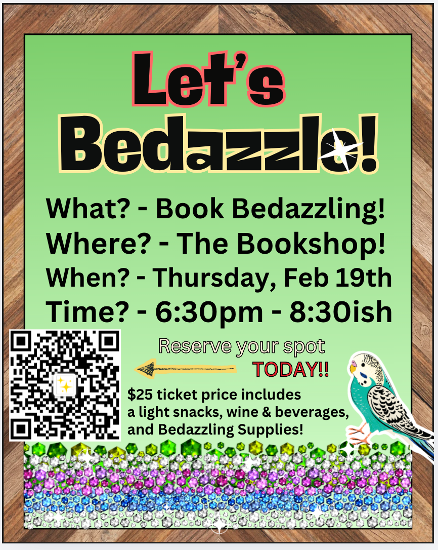 ✨ Book Bedazzling Event ✨