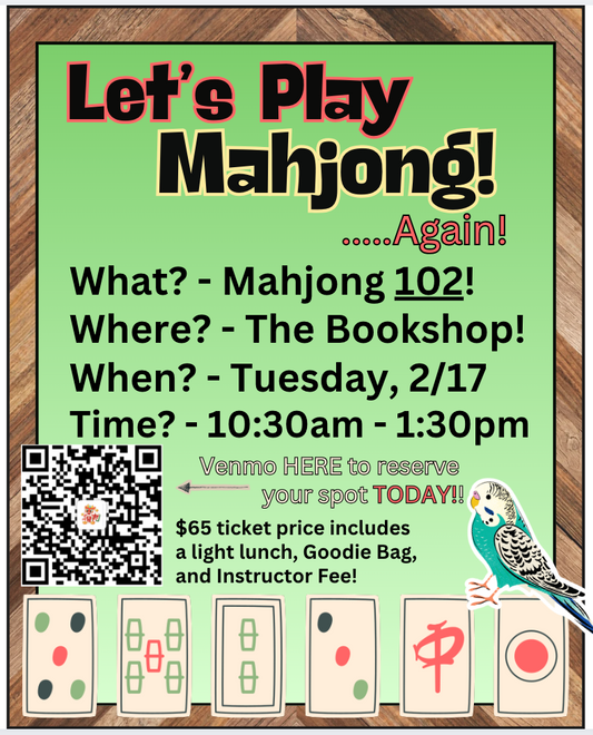 🀄️🐉 Mahjong at the Bookshop! 🀄️🐉