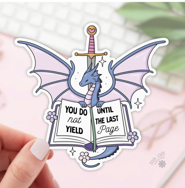 BLM- You Do Not Yield The Last Page Sticker