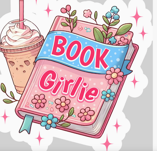 PB- Book Girlie Sticker