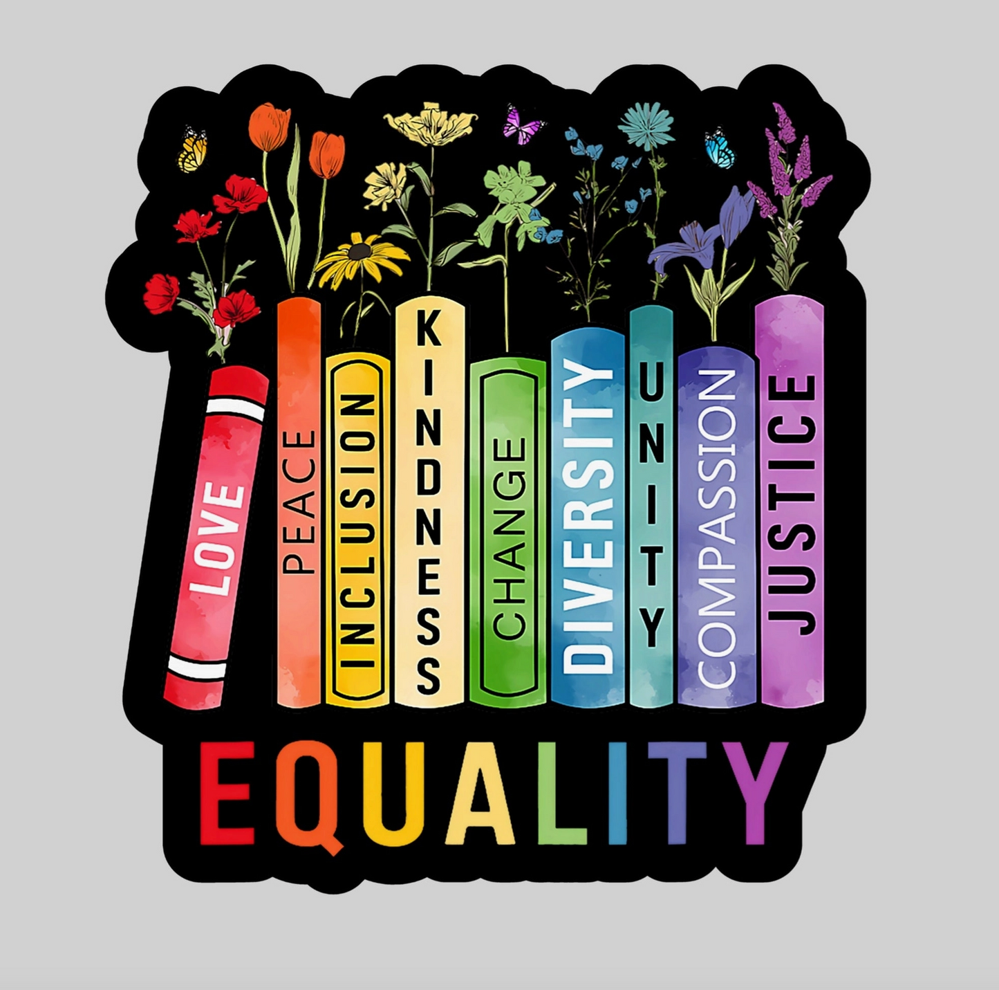 PB- Equality Book Reader Sticker
