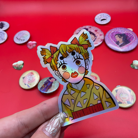 Demon Slayer Sticker Set Entertainment Arc- Zenitsu