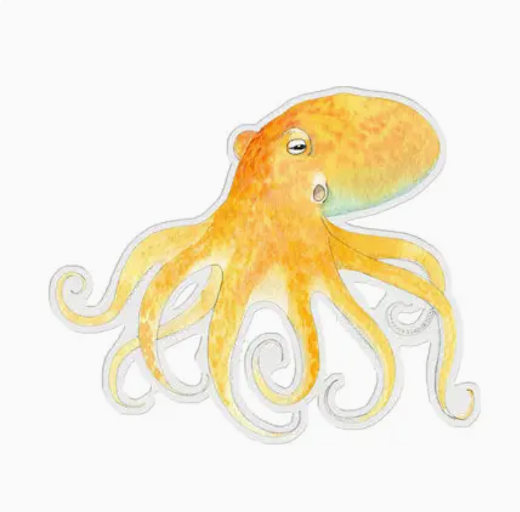 FD-Lend A Hand - Octopus Vinyl Sticker