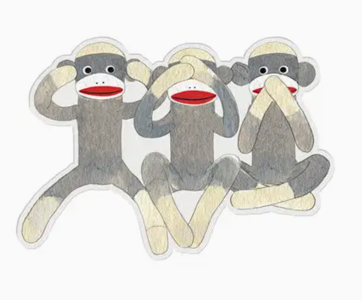 FD- Monkey Business - Vinyl Sticker