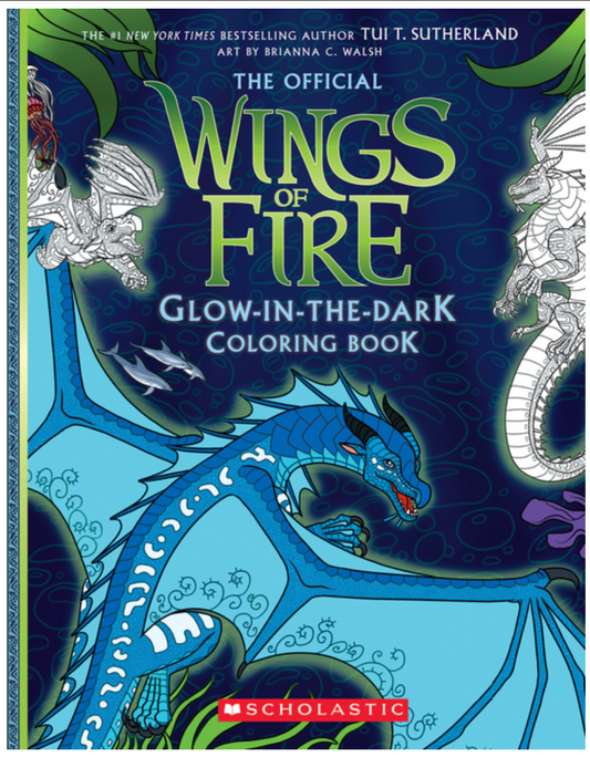 Wings of Fire Glow-In-The-Dark Coloring Book