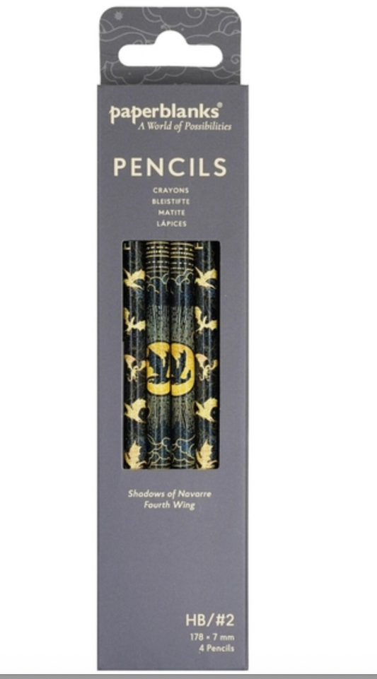 Fourth Wing Shadows of Navarre/Fourth Wing 4 Pack Pencils,