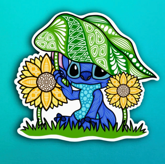 ZD - Sunflower Stitch Sticker (Waterproof)
